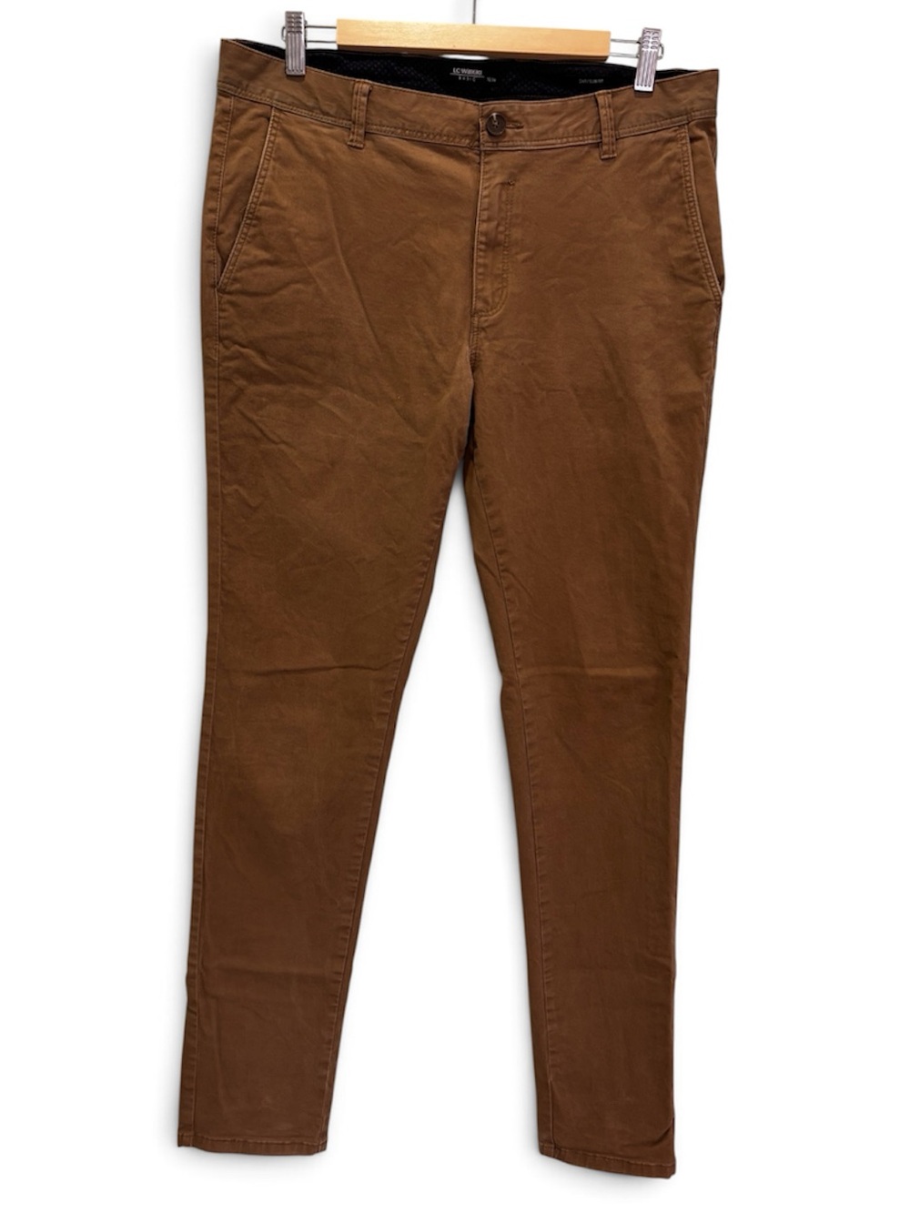 LC Waikiki Brown Dar / Slim Fit Chino Pants, Size 32x34